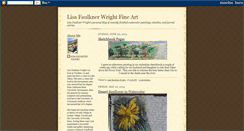 Desktop Screenshot of faulknerwrightart.blogspot.com