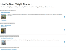 Tablet Screenshot of faulknerwrightart.blogspot.com
