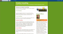 Desktop Screenshot of creativeconsultingworkshop.blogspot.com