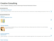 Tablet Screenshot of creativeconsultingworkshop.blogspot.com