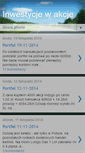 Mobile Screenshot of inwestycjewakcje.blogspot.com