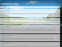 Tablet Screenshot of inwestycjewakcje.blogspot.com