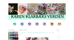 Desktop Screenshot of karenklarbaeksverden.blogspot.com