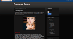 Desktop Screenshot of doencasraras-abc.blogspot.com