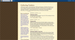 Desktop Screenshot of gatheringupdates.blogspot.com