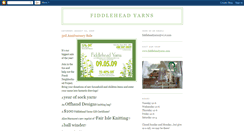 Desktop Screenshot of fiddleheadyarns.blogspot.com