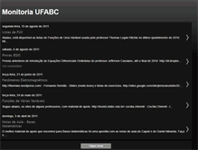 Tablet Screenshot of monitoriaufabc.blogspot.com