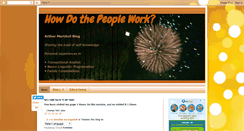 Desktop Screenshot of howdothepeoplework.blogspot.com
