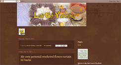 Desktop Screenshot of letsgoyarning.blogspot.com