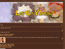 Tablet Screenshot of letsgoyarning.blogspot.com