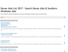 Tablet Screenshot of davaojobslist.blogspot.com