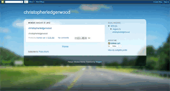 Desktop Screenshot of christopherledgerwood.blogspot.com