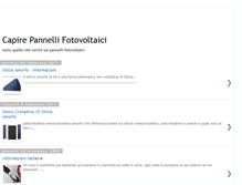 Tablet Screenshot of capirepannellifotovoltaici.blogspot.com