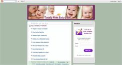 Desktop Screenshot of free-stuff-for-baby.blogspot.com