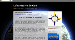 Desktop Screenshot of laboratoriodegeo.blogspot.com