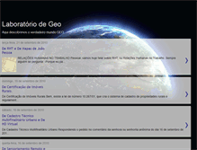 Tablet Screenshot of laboratoriodegeo.blogspot.com