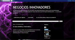 Desktop Screenshot of negociosinv.blogspot.com