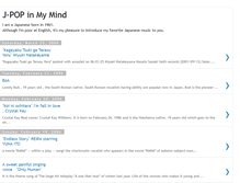 Tablet Screenshot of favorite-j-pop.blogspot.com