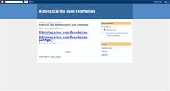Desktop Screenshot of bibliotecariossemfronteiras.blogspot.com