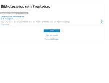 Tablet Screenshot of bibliotecariossemfronteiras.blogspot.com