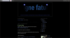 Desktop Screenshot of ignefatui.blogspot.com