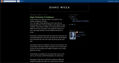 Desktop Screenshot of dianic-wicca.blogspot.com