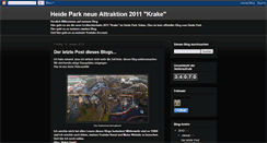 Desktop Screenshot of heidepark2011.blogspot.com