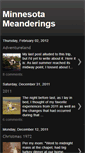 Mobile Screenshot of minnesota-meanderings.blogspot.com