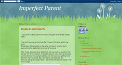 Desktop Screenshot of imperfectparent101.blogspot.com