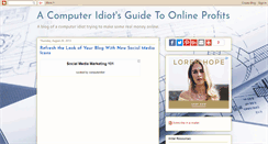 Desktop Screenshot of myonlineprofits101.blogspot.com