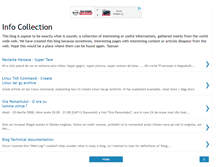 Tablet Screenshot of infocollection.blogspot.com