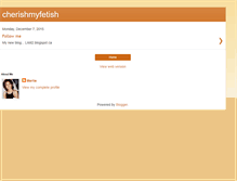 Tablet Screenshot of cherishmyfetish.blogspot.com