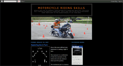 Desktop Screenshot of motorcycleskills.blogspot.com