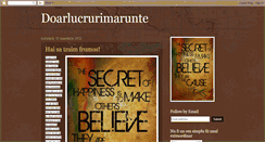 Desktop Screenshot of doarlucrurimarunte.blogspot.com