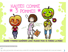 Tablet Screenshot of hautescomme3pommes.blogspot.com