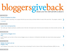 Tablet Screenshot of bloggersgiveback.blogspot.com