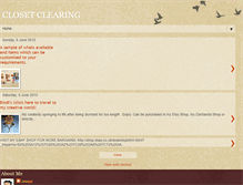 Tablet Screenshot of closetclearing.blogspot.com