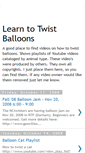 Mobile Screenshot of learntotwistballoons.blogspot.com