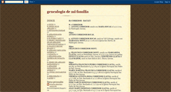 Desktop Screenshot of genealogiademifamilia.blogspot.com