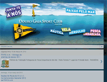 Tablet Screenshot of dourogaiasportclub.blogspot.com
