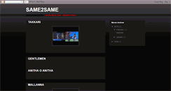 Desktop Screenshot of 2sametosame.blogspot.com