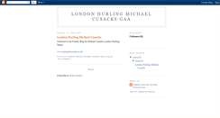 Desktop Screenshot of londonhurlingmichaelcusacks.blogspot.com