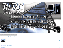 Tablet Screenshot of mrcproducciones.blogspot.com