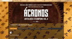 Desktop Screenshot of antologiasteampunk.blogspot.com