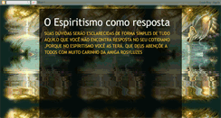 Desktop Screenshot of espiritismocomoresposta.blogspot.com
