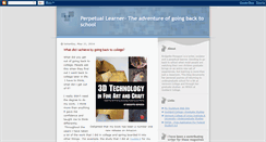 Desktop Screenshot of perpetuallearner.blogspot.com