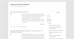 Desktop Screenshot of exhaustheaders.blogspot.com