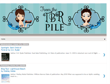 Tablet Screenshot of fromthetbrpile.blogspot.com