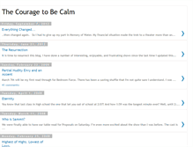 Tablet Screenshot of couragetobecalm.blogspot.com