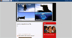 Desktop Screenshot of 30secondstomarsofficial.blogspot.com